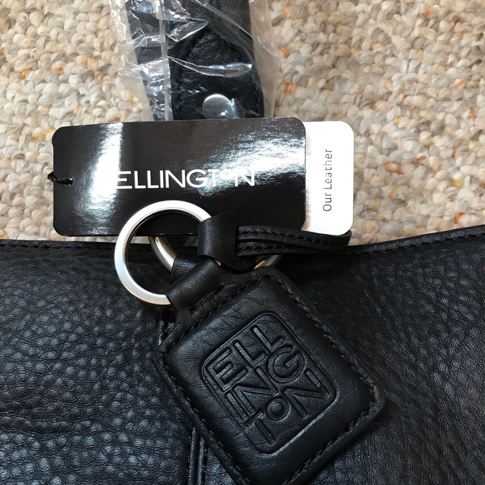 Ellington NWT 100% Leather Tote w/ Zipper - Picture 2 of 8